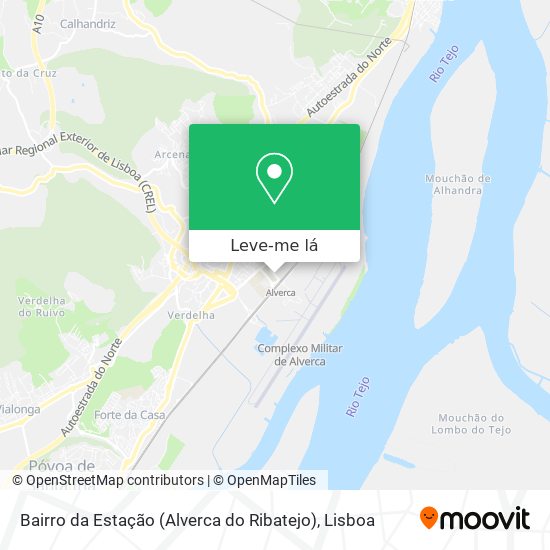 Bairro da Estação (Alverca do Ribatejo) mapa