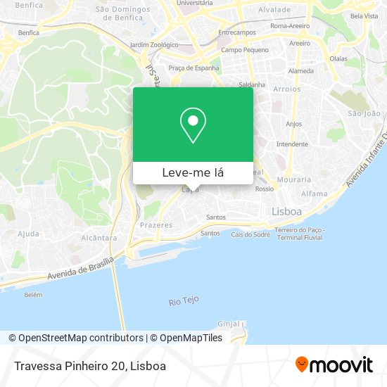 Travessa Pinheiro 20 mapa