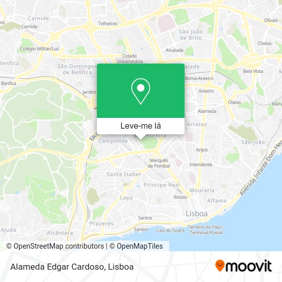 Como chegar a Alameda Edgar Cardoso em Lisboa através de Autocarro