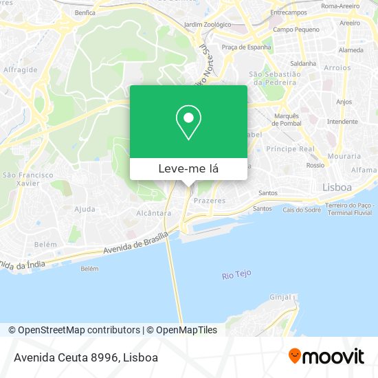 Avenida Ceuta 8996 mapa