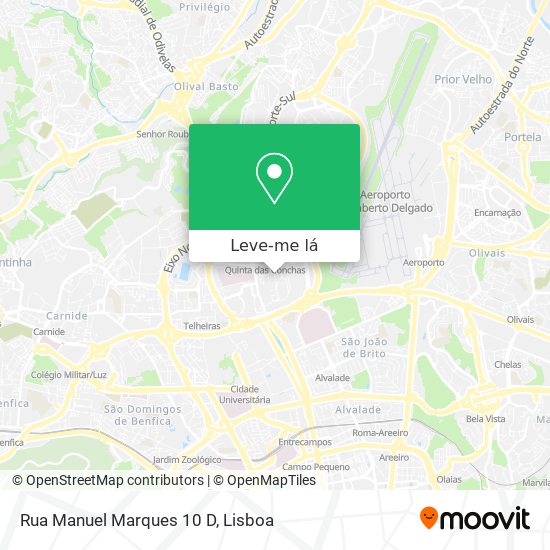 Rua Manuel Marques 10 D mapa