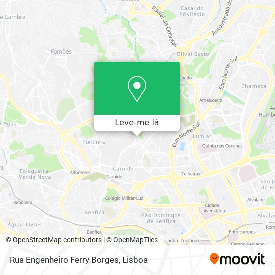 Rua Engenheiro Ferry Borges mapa