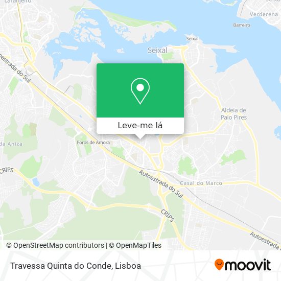 Travessa Quinta do Conde mapa