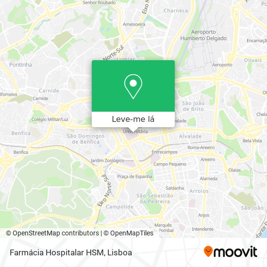 Farmácia Hospitalar HSM mapa