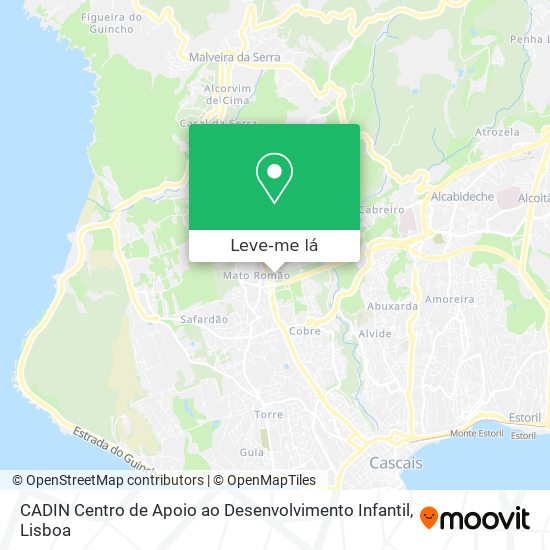 CADIN Centro de Apoio ao Desenvolvimento Infantil mapa