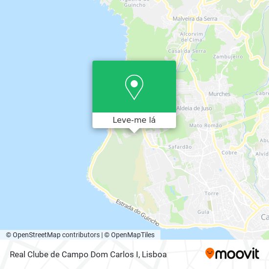Real Clube de Campo Dom Carlos I mapa