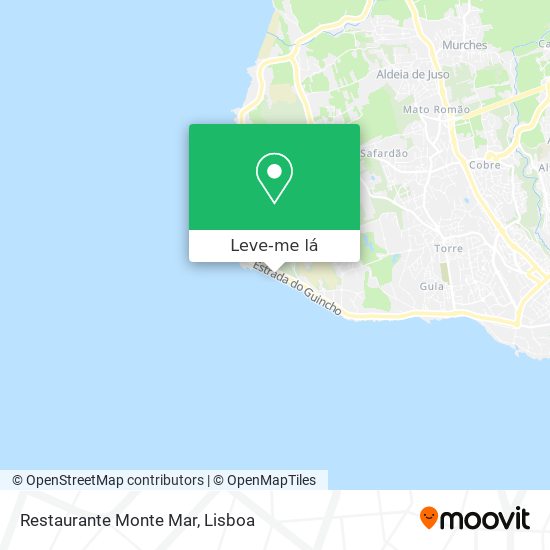 Como chegar a Restaurante Monte Mar em Cascais por Autocarro ou Comboio?