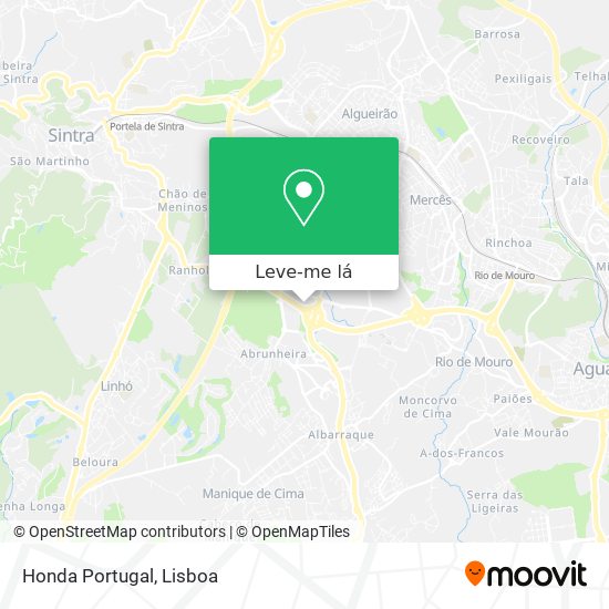 Honda Portugal mapa