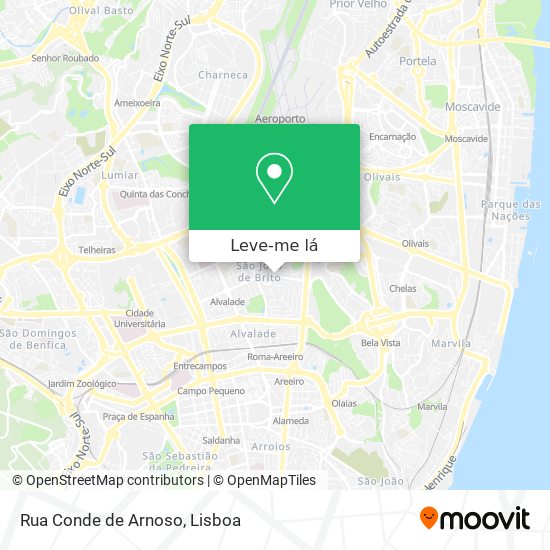 Rua Conde de Arnoso mapa