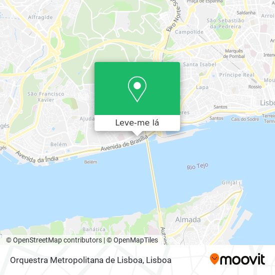 Orquestra Metropolitana de Lisboa mapa