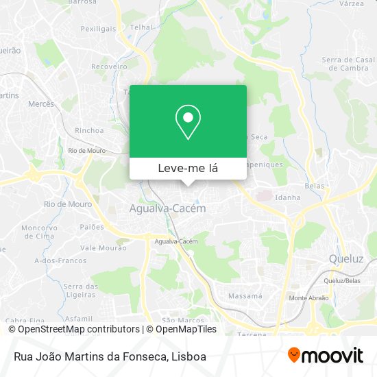 Rua João Martins da Fonseca mapa