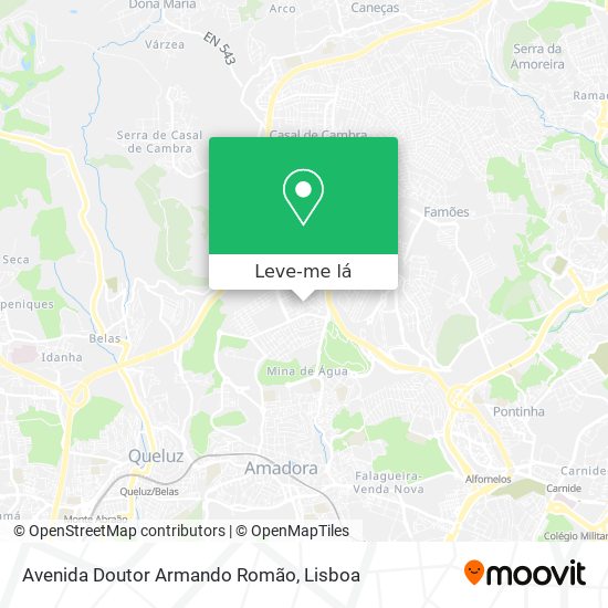 Avenida Doutor Armando Romão mapa