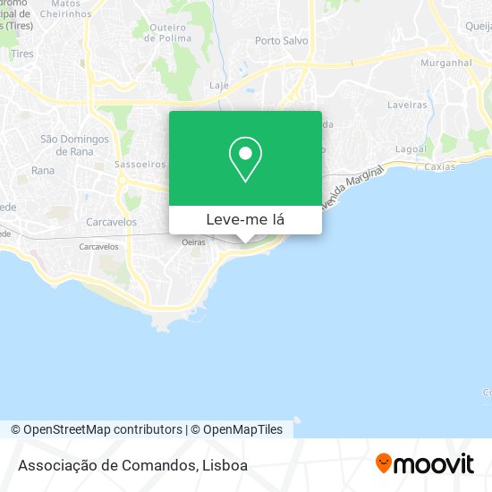 Associação de Comandos mapa