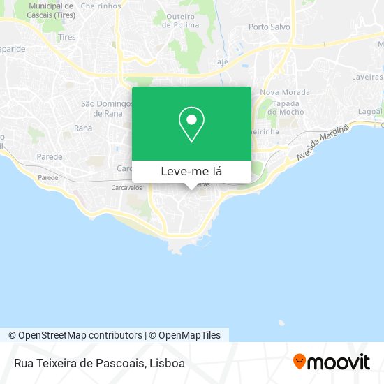 Rua Teixeira de Pascoais mapa