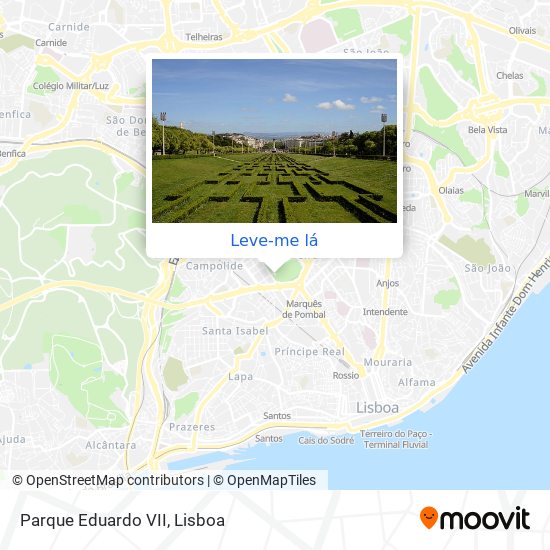 Parque Eduardo VII mapa