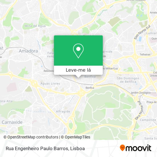 Rua Engenheiro Paulo Barros mapa