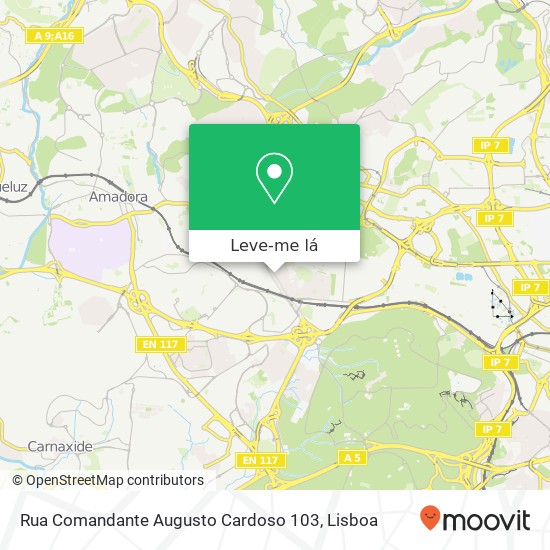 Rua Comandante Augusto Cardoso 103 mapa