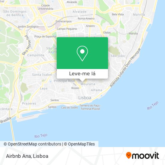 Airbnb Ana mapa