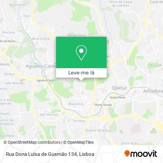 Rua Dona Luísa de Gusmão 134 mapa