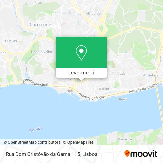 Rua Dom Cristóvão da Gama 115 mapa