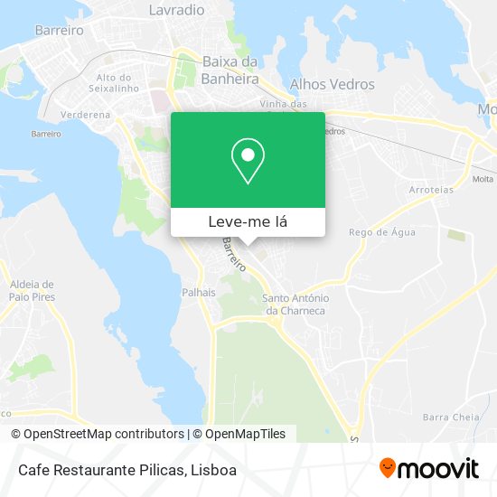 Cafe Restaurante Pilicas mapa