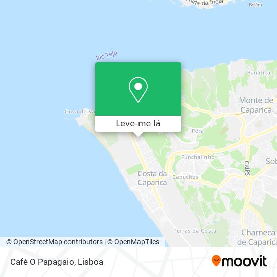 Café O Papagaio mapa