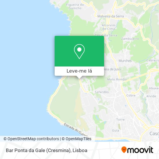 Bar Ponta da Gale (Cresmina) mapa