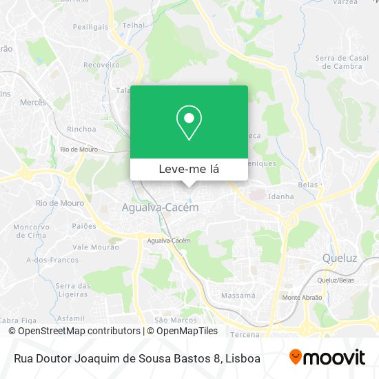 Rua Doutor Joaquim de Sousa Bastos 8 mapa