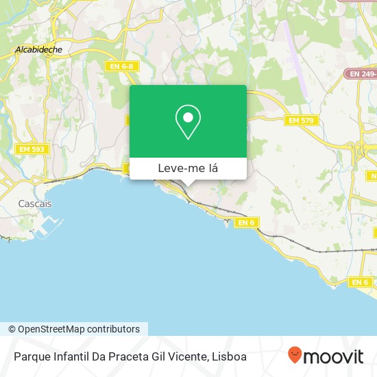 Parque Infantil Da Praceta Gil Vicente mapa