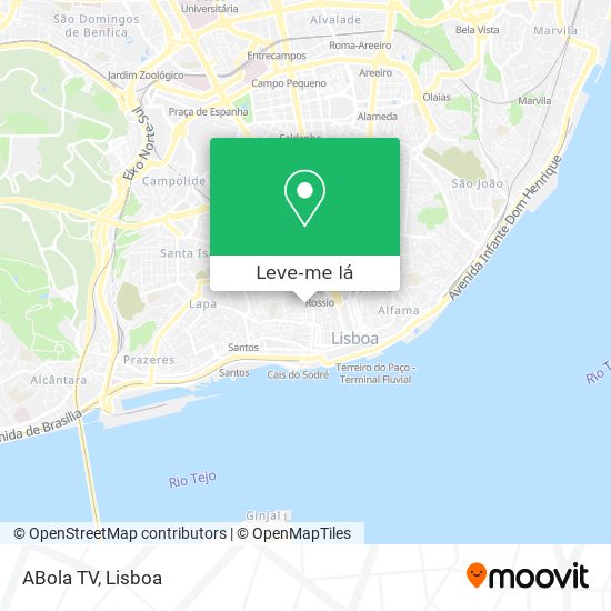ABola TV mapa