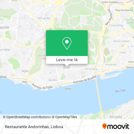 Restaurante Andorinhas mapa