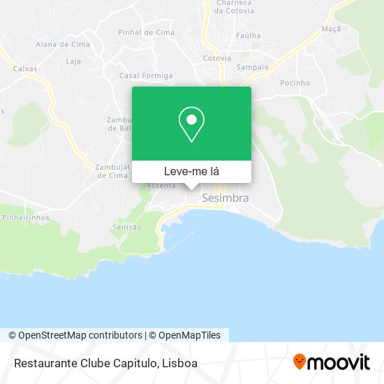 Restaurante Clube Capitulo mapa