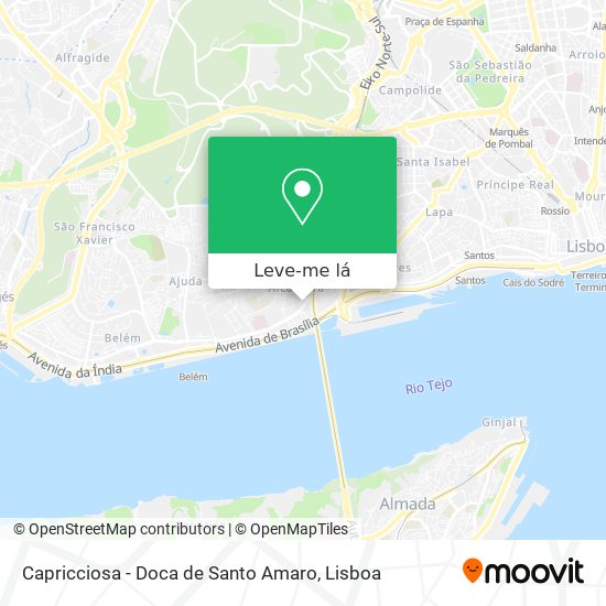 Capricciosa - Doca de Santo Amaro mapa