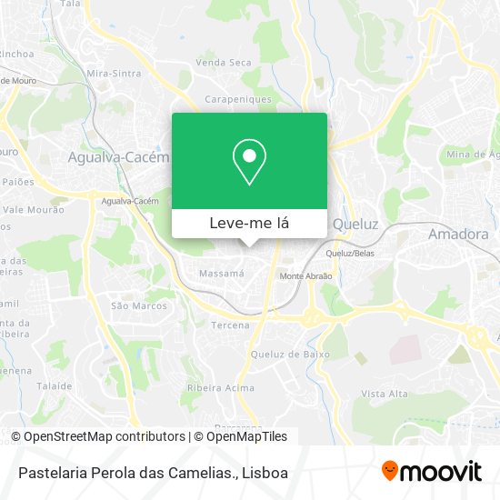 Pastelaria Perola das Camelias. mapa