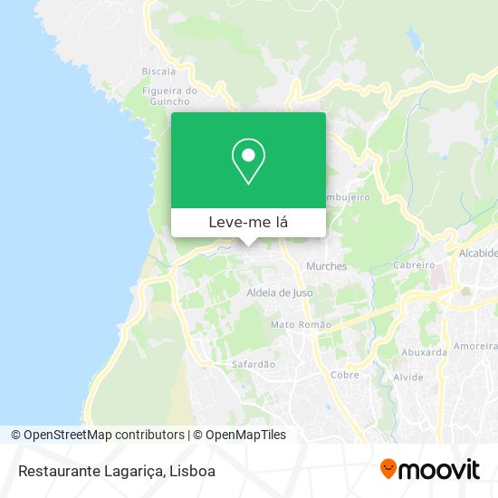 Restaurante Lagariça mapa