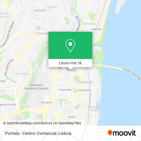 Portela - Centro Comercial mapa