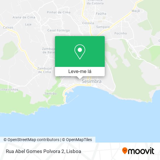 Rua Abel Gomes Polvora 2 mapa