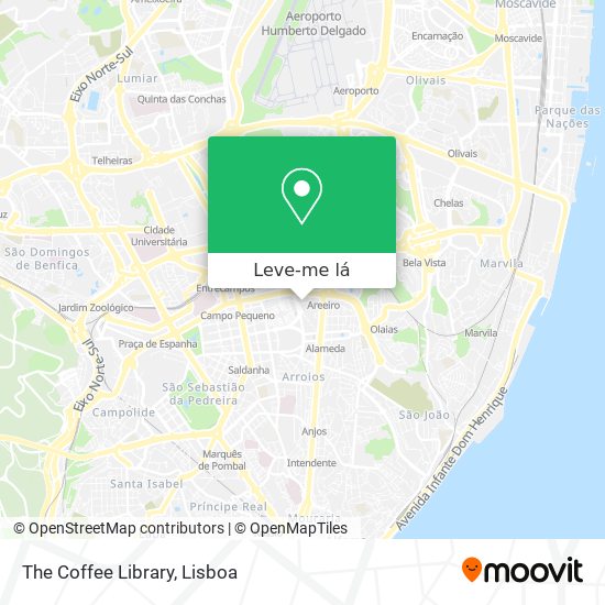The Coffee Library mapa