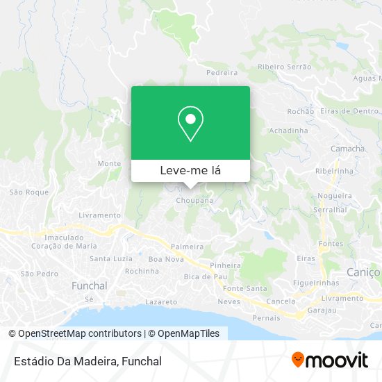 Estádio Da Madeira mapa