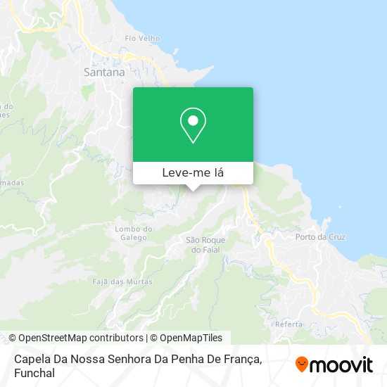 Capela Da Nossa Senhora Da Penha De França mapa