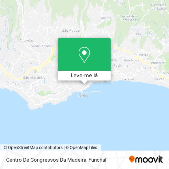 Centro De Congressos Da Madeira mapa