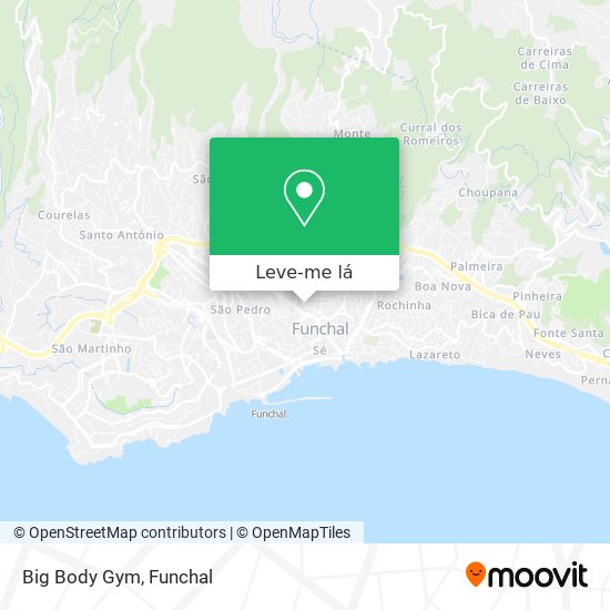 Big Body Gym mapa