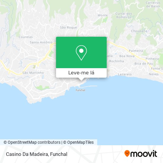 Casino Da Madeira mapa