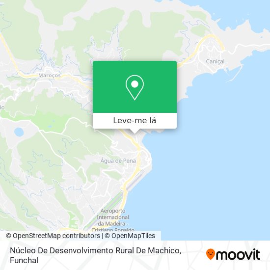 Núcleo De Desenvolvimento Rural De Machico mapa