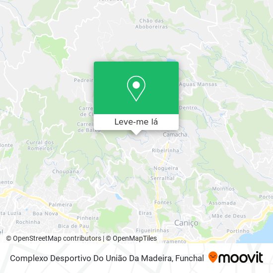 Complexo Desportivo Do União Da Madeira mapa