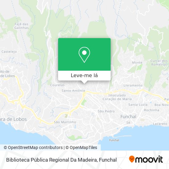 Biblioteca Pública Regional Da Madeira mapa