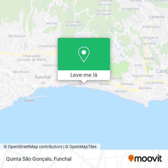 Quinta São Gonçalo mapa