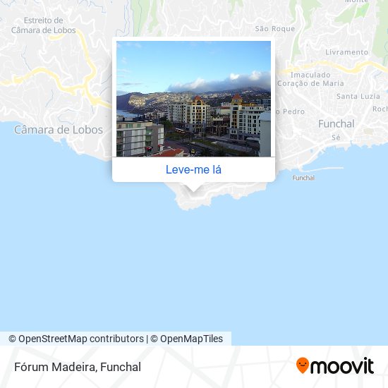 Fórum Madeira mapa