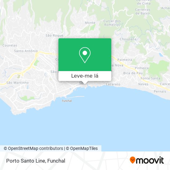 Porto Santo Line mapa