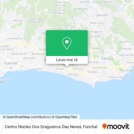 Centro Núcleo Dos Dragoeiros Das Neves mapa